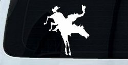 Bucking Bronco Horse Western Farm Ranch Rodeo Car or Truck Window Decal Sticker