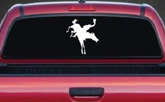 Bucking Bronco Horse Western Farm Ranch Rodeo Car or Truck Window Decal Sticker