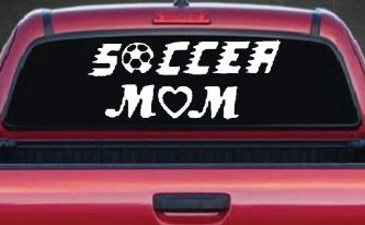 Soccer Mom Car or Truck Window Decal Sticker