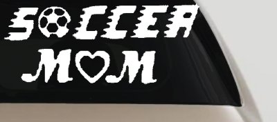 Soccer Mom Car or Truck Window Vinyl Decal Sticker