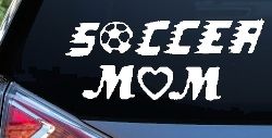 Soccer Mom Car or Truck Window Decal Sticker