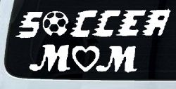 Soccer Mom Car or Truck Window Decal Sticker