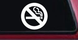 NO SMOKING Car or Truck Window Decal Sticker