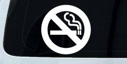 NO SMOKING Car or Truck Window Decal Sticker