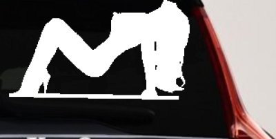Stripper Mud Flap Girl Car or Truck Window Vinyl Decal Sticker