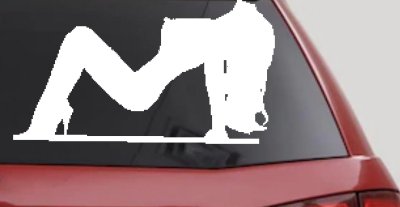 Stripper Mud Flap Girl Car or Truck Window Vinyl Decal Sticker