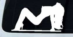 Stripper Mud Flap Girl Car or Truck Window Decal Sticker