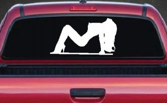 Stripper Mud Flap Girl Car or Truck Window Decal Sticker