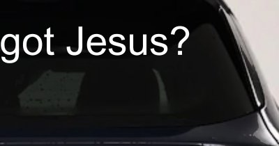 Got Jesus Christian Car or Truck Window Vinyl Decal Sticker