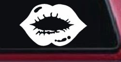Women or Girl Lips Car or Truck Window Decal Sticker