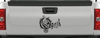 Opeth Band Car or Truck Window Decal Sticker (Black)