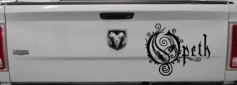 Opeth Band Car or Truck Window Decal Sticker (Black)