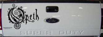 Opeth Band Car or Truck Window Decal Sticker (Black)