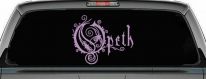 Opeth Band Car or Truck Window Decal Sticker (Lilac)