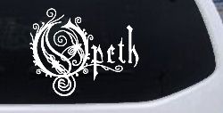 Opeth Band Car or Truck Window Decal Sticker