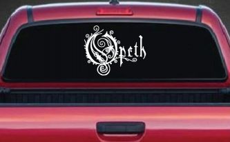Opeth Band Car or Truck Window Decal Sticker
