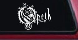 Opeth Band Car or Truck Window Decal Sticker