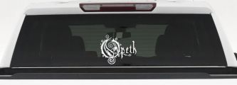 Opeth Band Car or Truck Window Decal Sticker (White)