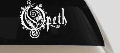 Opeth Band Vinyl Decal Sticker for Car Truck Window Decor