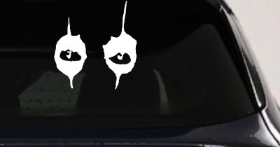 Cooper Eyes Car Truck Window Decal Vinyl Sticker Auto Accessory