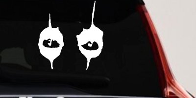 Cooper Eyes Car Truck Window Decal Vinyl Sticker Auto Accessory