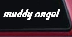 Muddy Angel Off Road Car or Truck Window Decal Sticker