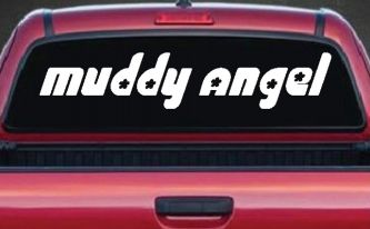 Muddy Angel Off Road Car or Truck Window Decal Sticker