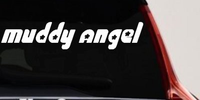 Muddy Angel Off Road Decal for Car Truck Window Vinyl Sticker