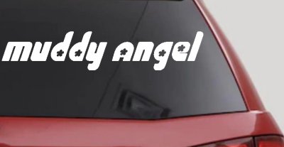 Muddy Angel Off Road Decal for Car Truck Window Vinyl Sticker