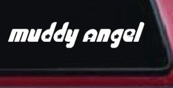 Muddy Angel Off Road Car or Truck Window Decal Sticker