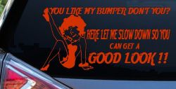 Like my Bumper (Orange Red)
