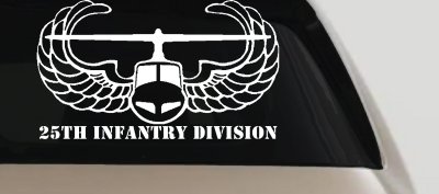 25th Infantry Division Airborne Air Assault Helicopter Decal