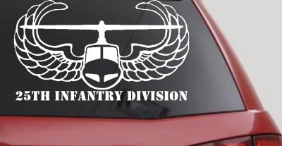 25th Infantry Division Airborne Air Assault Helicopter Decal