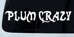 Plum Crazy Motor Sports Car or Truck Window Decal Sticker