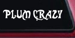 Plum Crazy Motor Sports Car or Truck Window Decal Sticker