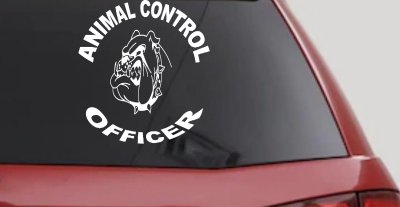 Animal Control Officer Car or Truck Window Vinyl Decal Sticker