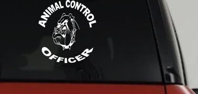 Animal Control Officer Car or Truck Window Vinyl Decal Sticker