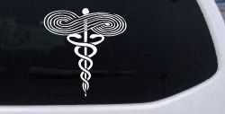Symbol for Respiratory Therapy Car or Truck Window Decal Sticker