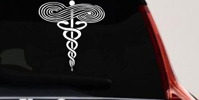Symbol for Respiratory Therapy Car or Truck Window Vinyl Decal Sticker