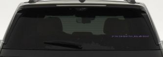 Read This Roll Me Over Off Road Car or Truck Window Decal Sticker (Purple)
