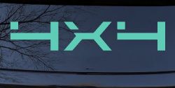 4 x 4 Off Road Car or Truck Window Decal Sticker (Mint)