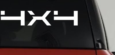 4 x 4 Off Road Car or Truck Window Vinyl Decal Sticker