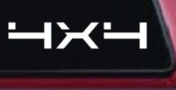 4 x 4 Off Road Car or Truck Window Decal Sticker