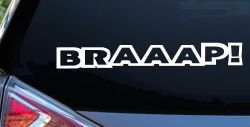 BRAAAP Car or Truck Window Decal Sticker