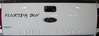Florida Boy Car or Truck Window Decal Sticker (Black)