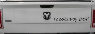 Florida Boy Car or Truck Window Vinyl Decal Sticker (Matte Black)