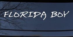Florida Boy Car or Truck Window Decal Sticker