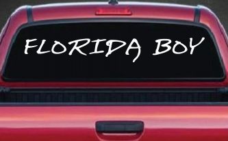 Florida Boy Car or Truck Window Decal Sticker