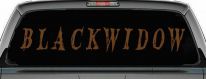 Blackwidow Car or Truck Window Decal Sticker (Copper)