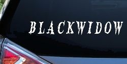 Blackwidow Car or Truck Window Decal Sticker